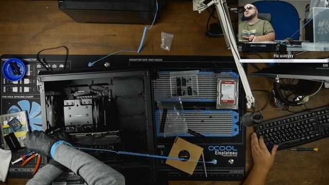 Сборка ПК ONLINE. Собираем красивую систему на AMD. смотреть онлайн