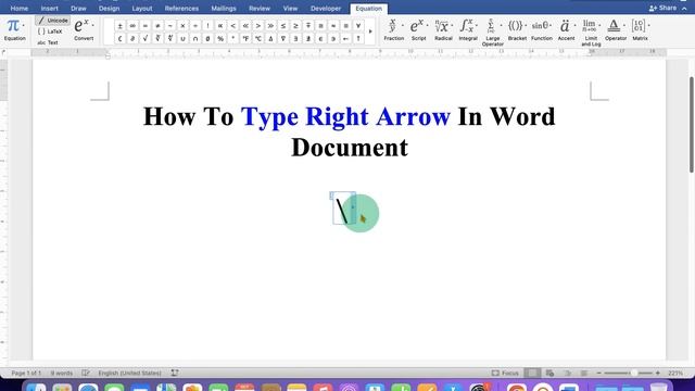 How To Type Right Arrow In Word on Keyboard - [→] смотреть онлайн