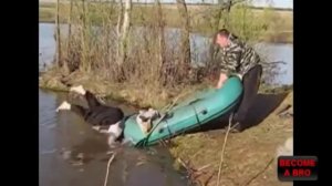 рыбалка удалась выпал с лодки fishing success fell from the boat