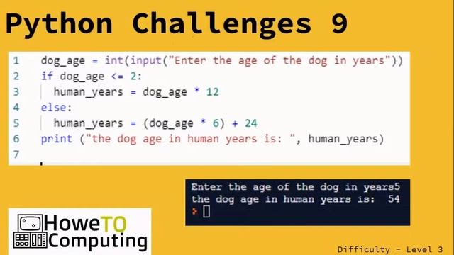 Python challenges level 3 challenge 9 смотреть онлайн