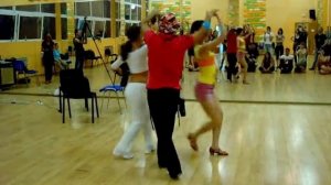 Jorge Camaguey, Tania & Irina. Salsa Casino con dos work-shop, part 1/2