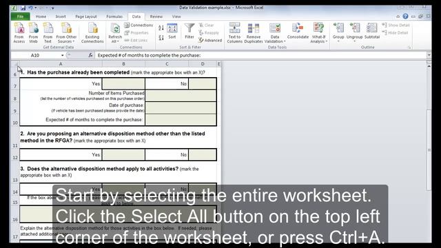 Creating Accessible Microsoft Excel 2010 Documents: Accessible Excel Forms, Part 2 смотреть онлайн