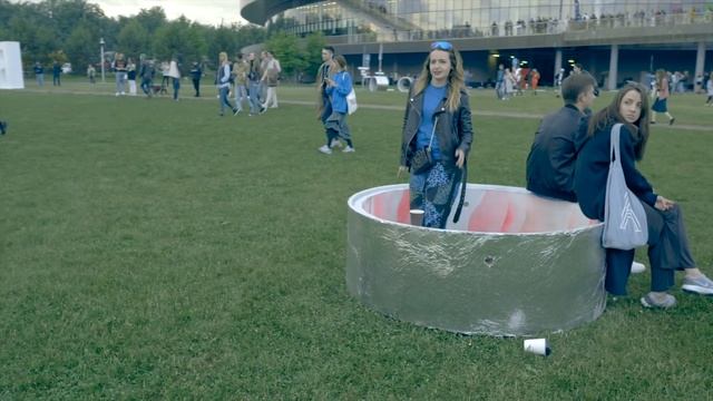 Инсталляция за 10 дней. Bosco Fresh Fest в Cколково. Процесс создания. смотреть онлайн