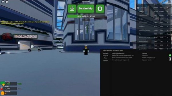 Car Crushers 2 Script 2022 [PASTEBIN] New OP Scripts ?