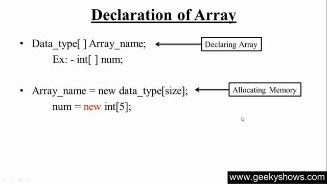 67. One Dimensional Array in Java Programming (Hindi) смотреть онлайн