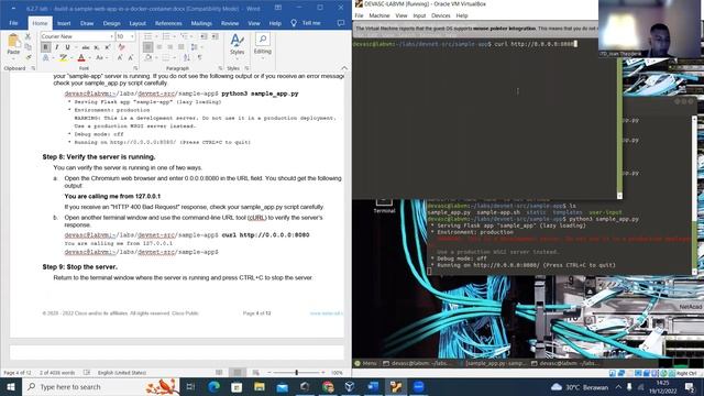 6.2.7 Lab - Build a Sample Web App in a Docker Container смотреть онлайн