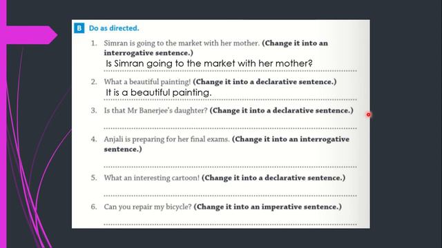 STD 4 English Grammar (Worksheet 19 exercise A, B, C) смотреть онлайн