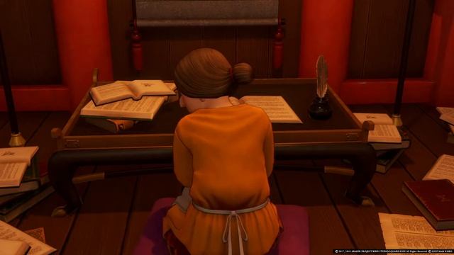DRAGON QUEST XI: Echoes of an Elusive Age - Miko's maid conversation Cutscene смотреть онлайн