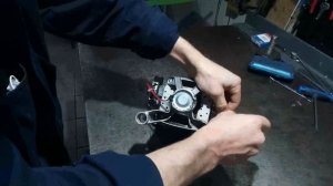 CANDY замена щёток.