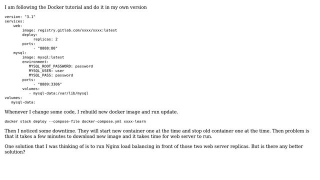 DevOps & SysAdmins: docker stack deploy without downtime (2 Solutions!!) смотреть онлайн