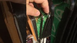 Гармонь и баян : если мех дырявый - что делать, 1 ролик  ( ремонт в Германии )