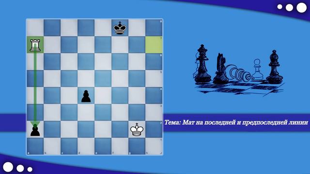 21 урок. Мат на последней и предпоследней линии смотреть онлайн