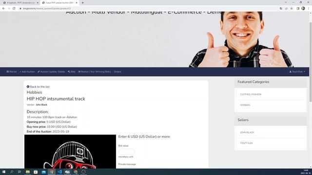Laravel: Auction - Multi Vendor - Multilingual смотреть онлайн