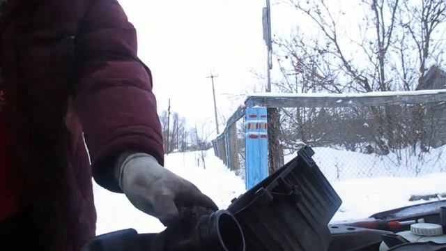 Восстановление ДМРВ, Чистка датчика ДМРВ, замена воздушного фильтра на Лада Гранта 8 кл 1 6 Евро 4