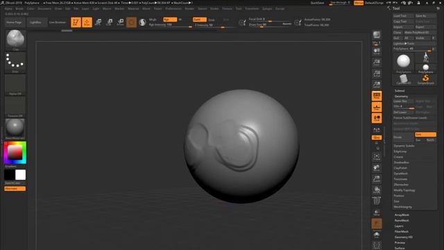 Трюки и подсказки - Первый набор кистей в программе ZBrush. смотреть онлайн
