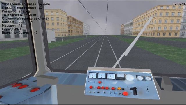 Trancity. Санкт-Петербург. Маршрут 49. 