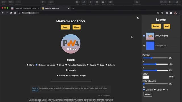 Trabalhando com ícones adaptáveis(maskable icons) - Curso PWA #41 смотреть онлайн