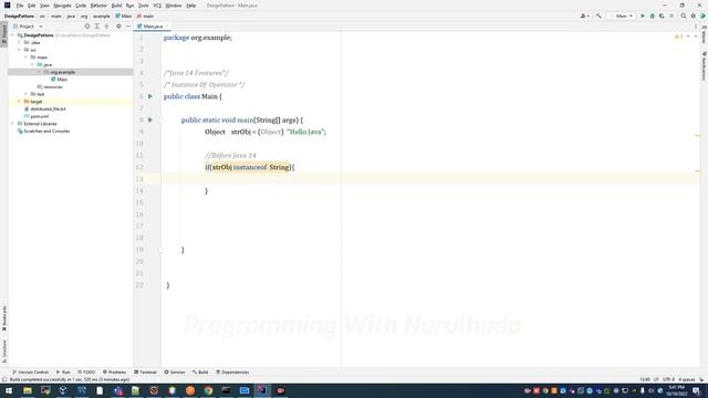 Java 14 Instance of reduce assignment object | Java Programming смотреть онлайн