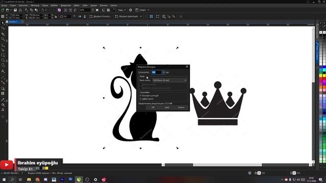 CorelDRAW - Jpg'den Vektörele Çevirme (Basit Yöntem) смотреть онлайн