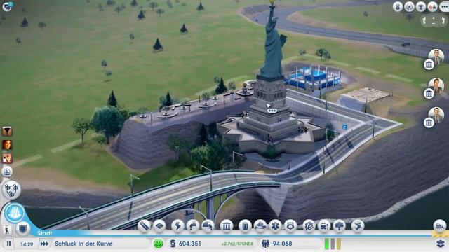 Let's Play SIMCITY #20 - Mit dem Flugzeug zur Freiheitsstatue смотреть онлайн