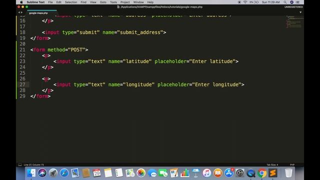 Google Maps in PHP without API Key - By Coordinates & By Address смотреть онлайн