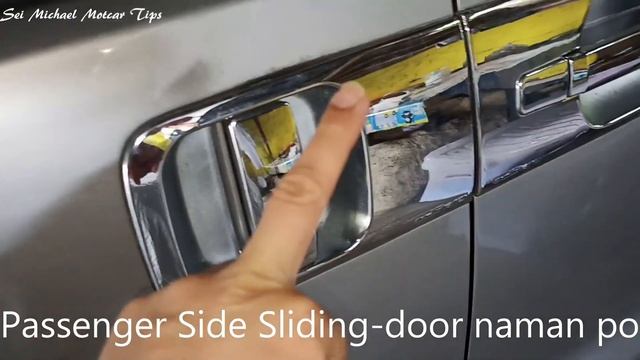 Sliding Door Grand Starex Installed Rubber Tips For Easy Opening