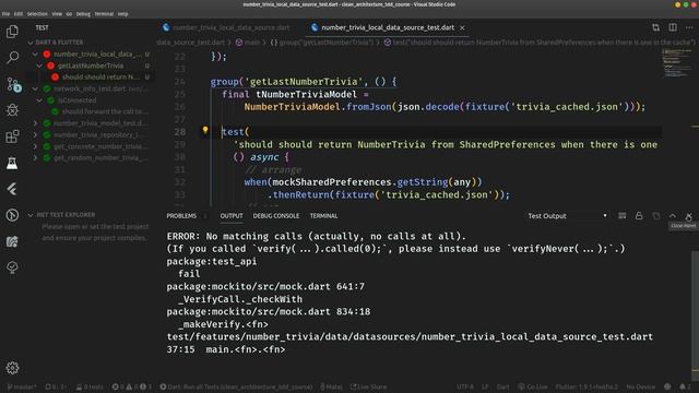 Flutter TDD Clean Architecture Course [8] – Local Data Source смотреть онлайн