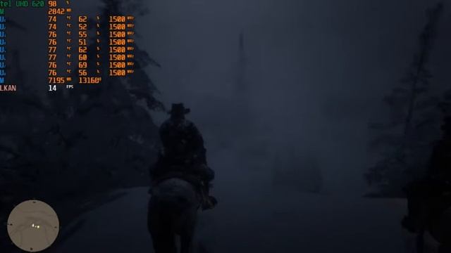 Red Dead Redemption 2 on Intel HD Graphics |Intel UHD 620| i5-8250U|Thinkpad L480 ? смотреть онлайн