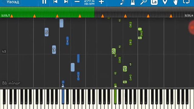 Песня марионетки...На пианино смотреть онлайн