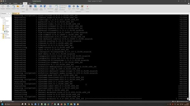 Установка PostgreSQL 15 в Fedora Server 38 смотреть онлайн