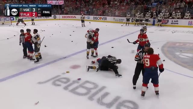 Panthers vs. Golden Knights Game 4 Ends in Chaos | 2023 NHL Stanley Cup Final смотреть онлайн
