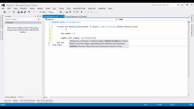 VB .NET - Operador Ternário ( IIf ) смотреть онлайн