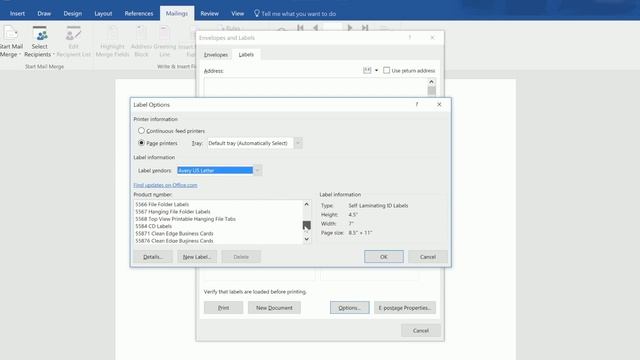 How to Find and Open an Avery Template in Microsoft® Word смотреть онлайн
