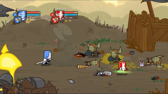 Прохождение Castle Crashers #1 - Путь бравых рыцарей начинается! смотреть онлайн