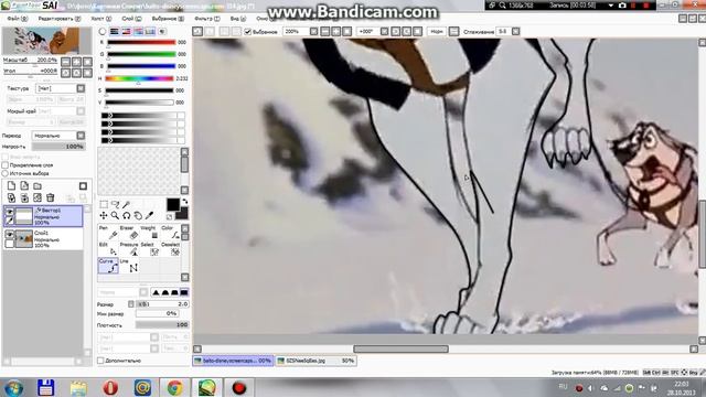 Как менять фон в Paint Tool Sai смотреть онлайн