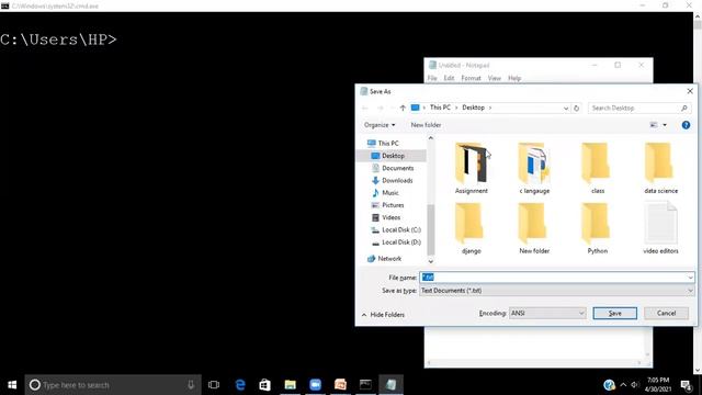 Python 2.2 | How to Run a Python Program using Notepad | for Beginners and Professionals | Hindi смотреть онлайн