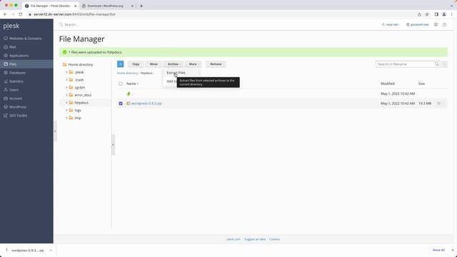How to install WordPress on Plesk Control Panel смотреть онлайн