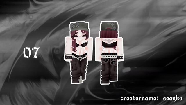 eboy/egirl aesthetic minecraft skins | w/ links ˚*･༓☾ смотреть онлайн