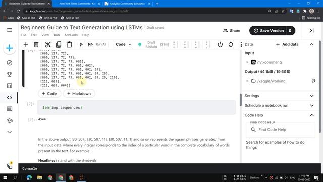 TEXT GENERATION Implementation | LSTM | NLP смотреть онлайн