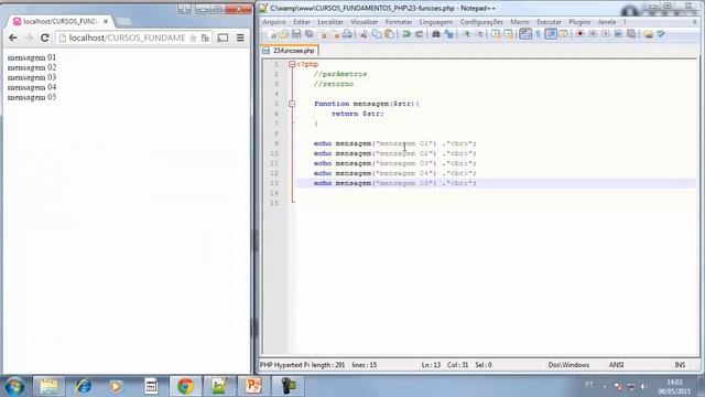 Curso de PHP - Aula 060 - PHP do Zero para Iniciantes - Como Retornar Parâmetros em Funções no PHP смотреть онлайн