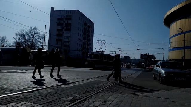Донецк.Центр Города .Трамвай смотреть онлайн