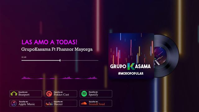 GrupoKasama Ft Fhannor Mayorga - Las Amo A Todas смотреть онлайн