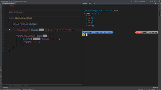 mapSpread | Laravel Collections смотреть онлайн