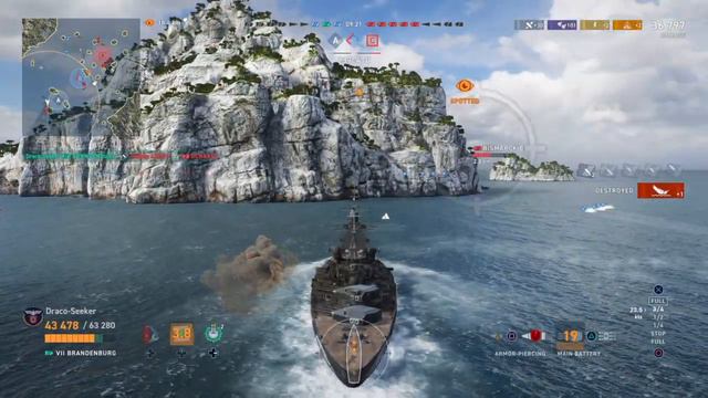 World of Warships: Legends - Kraken con Brandenburg смотреть онлайн