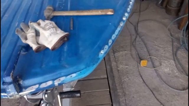 Лодка Обь врезка люка в носовую часть смотреть онлайн