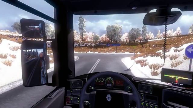 Euro Truck 2 ч53 - Взлетающий самолет смотреть онлайн