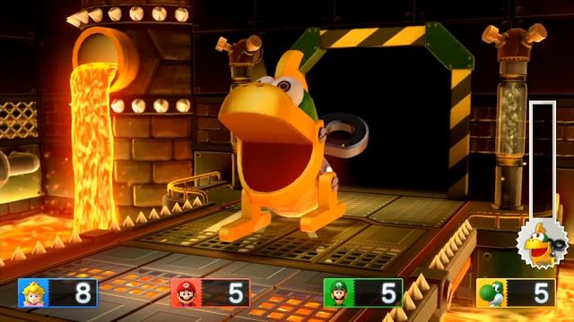 Mario Party 10 - All Minigames Peach All Win