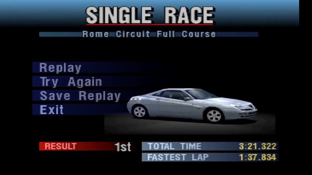 Gran Turismo 2 JP (Arcade Mode) - Rome Circuit/Grindelwald - Gameplay #5 смотреть онлайн