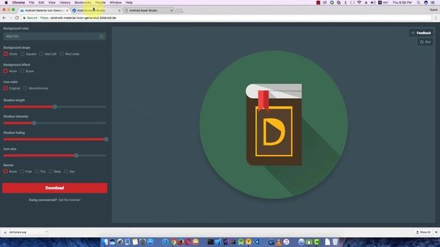 Let's Create App Using Kotlin #01 - Dictionary App Part #08 - Change App Icon смотреть онлайн