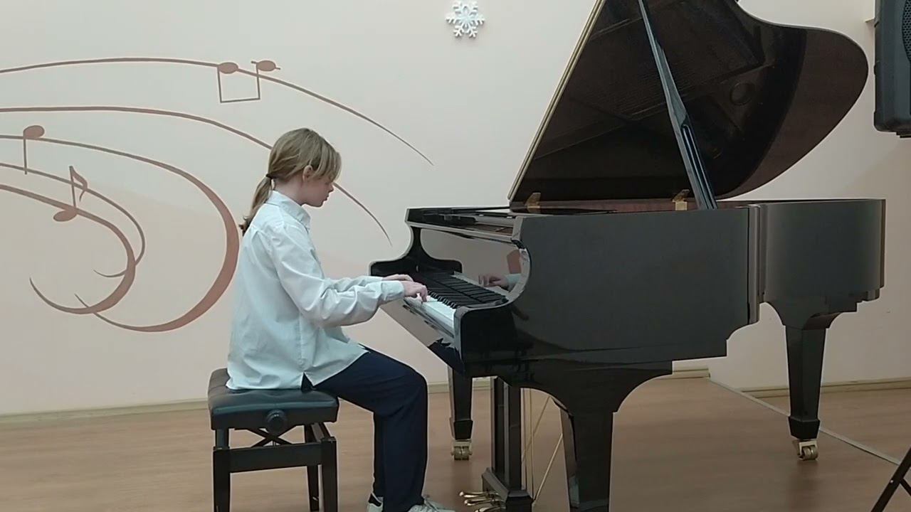 Федорова Валерия И.С.Бах "Двухголосная инвенция" d-moll ДМШ Барабинского района смотреть онлайн